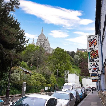 Charmant Appartement A Montmartre-Sacre Coeur Париж Экстерьер фото